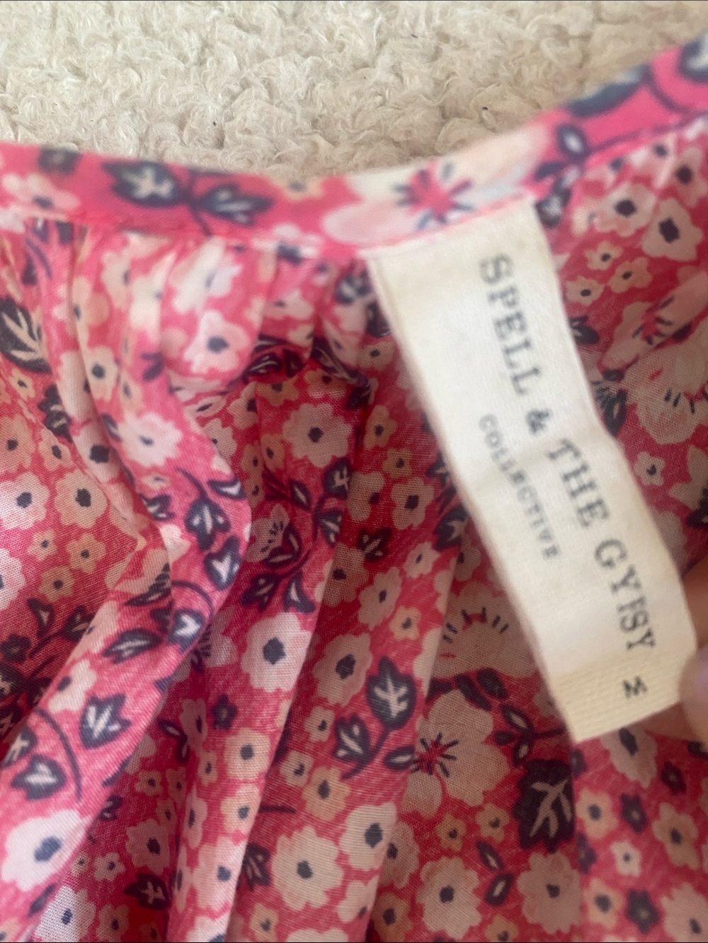 SPELL | Poppy Mini Dress Size M - Picture 3 of 7